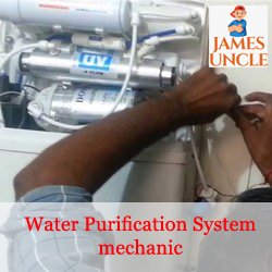 Water Purification System mechanic Mr. Bedanto Majumder in Khagra